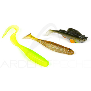 Pack of 3 Zander Lures MEGABASS