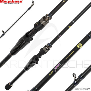 Canna casting MEGABASS Destroyer P5 F5 70 X Mad Bull