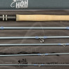 Canna a mosca 2 mani viaggio HOH Trout 11´3 coda di topo 3 (6 sezioni)