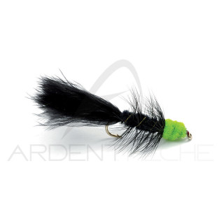 Mosca FMF Wooly buggers black/green 1699