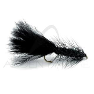 Fly FMF Wooly buggers black weighted 1707