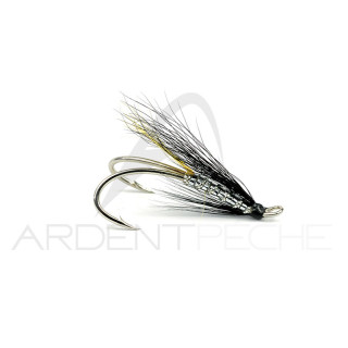 Fly FMF Salmon double stoats tail silver 1421