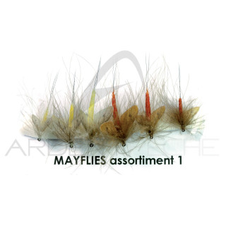 Realistic Fly Mayfly CDC Assortment 1
