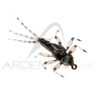 Mouche réaliste Mayfly nymphe Marron