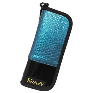 Trousse VALKEIN Lure wallet M Cherry pink leather