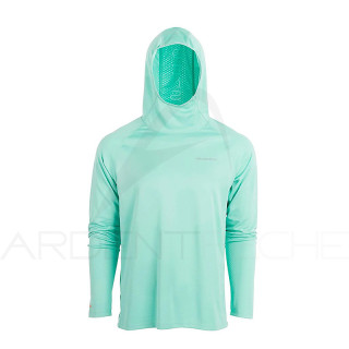 Top Grundéns UPF 50 Solstrale Pro Hoody Cascade - Ardent Fly Fishing