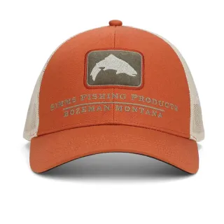 Casquette SIMMS Double Haul Icon Trucker Orange