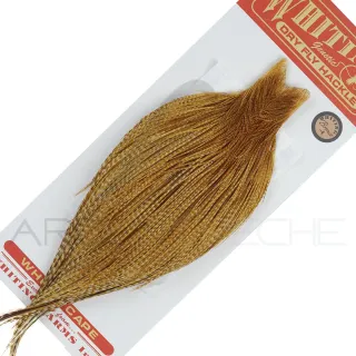 Rooster Necks WHITING Bronze Barred Dark Ginger