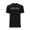 T-shirt SIMMS Simms Shroud Fill Logo T-Shirt Black