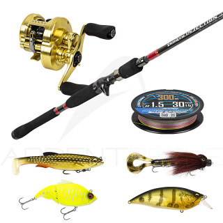 Premium pike fishing pack with shads and swimbaits - Ardent Pêche