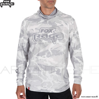 Hooded sweatshirt FOX RAGE UV Hooded light camo top