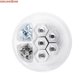 Chiodi GRUNDENS Hexagrip alloy cleat & carbide stud puck combo
