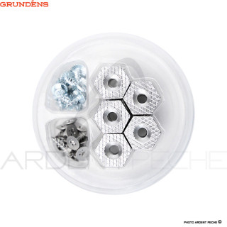 GRUNDENS Hexagrip alloy cleat & carbide stud puck pack nails