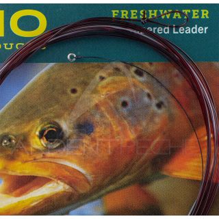 RIO Euro Nymph 11' (3.40m) Leader Brown start Black/White tip