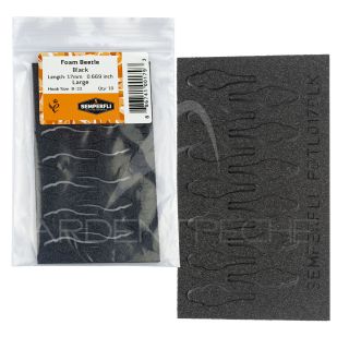 Schiuma corpo realistico scarabeo nero