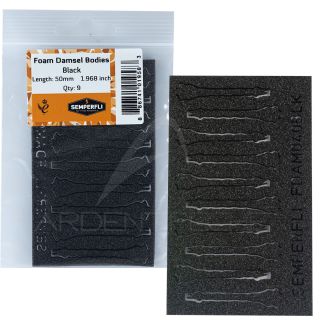 Mousse corps libellule noir