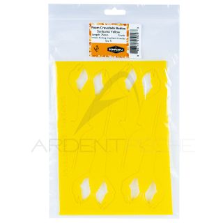 Schiuma corpo gambero di fiume giallo