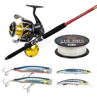 Combo premium per la pesca dei tonni XXL con artificiali - Ardent Pêche