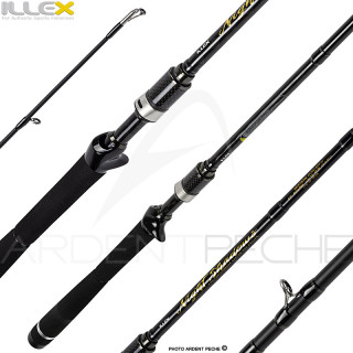 Canna casting ILLEX Night Shadows B 200 MH H Vertical