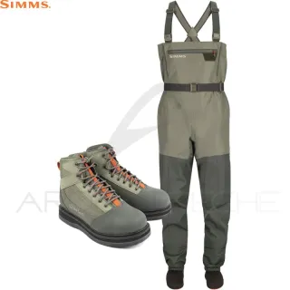 Combo waders e scarpe feltro Simms Tributary - pesca in tutta libertà - Ardent Tecniche di pesca