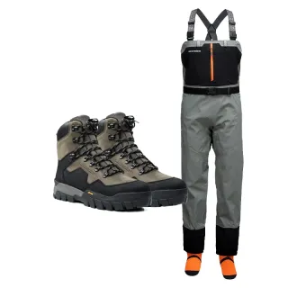 Pack waders Grundèns Bedrock & Bankside shoes - Ardent Fly Fishing
