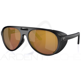 COSTA DEL MAR Grand Catalina Matte Black Gold Mirror 580G Polarised Sunglasses