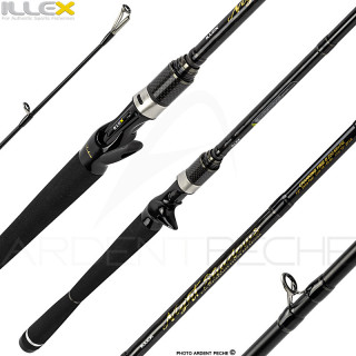 Casting rod ILLEX Night Shadow B 220 MHFG Cranking Time demo