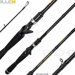 ILLEX Night Shadows B 200 MH FG Fightback casting rod demo