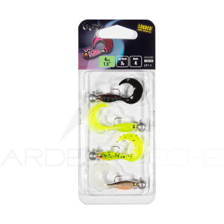 Soft lure FOX RAGE Micro grub loaded 4cm UV mixed colour pack
