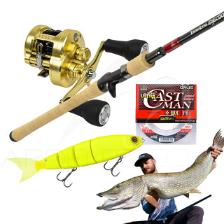 Combo premium per le tecniche di pesca del luccio con gli swimbait - Ardent Pêche