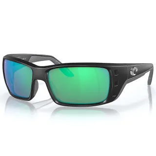 Polarized sunglasses COSTA DEL MAR Permit Matte black Green mirror 580G