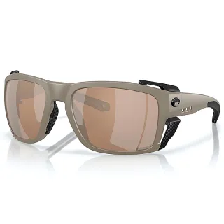 Polarized sunglasses COSTA DEL MAR King tide 8 Matte sable Copper silver mirror 580G