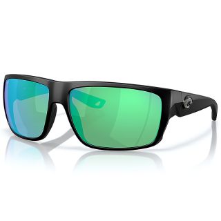 Lunettes polarisantes COSTA DEL MAR Fly line Matte black Green mirror 580G