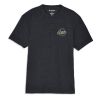 Tee Shirt SIMMS Circle Lockup T-Shirt Charcoal H.