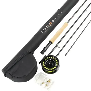 Canna da mosca DEVAUX Kit Izi 9' seta 4/5 - Ardent fly fishing