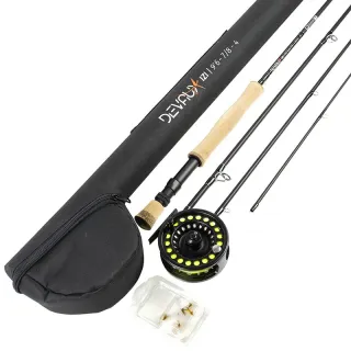 Canna da mosca DEVAUX Kit Izi 10'6 seta 2/3 - Ardent fly fishing