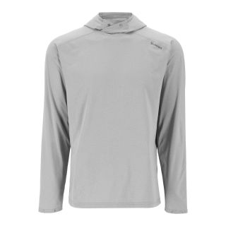 T-shirt con cappuccio SIMMS Solarflex Hoody Overcast