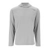 T-shirt con cappuccio SIMMS Solarflex Hoody Overcast