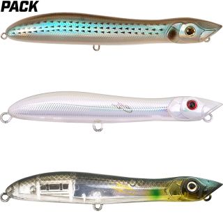 Pack de 3 leurres XORUS Patchinko 125 spécial coup du soir