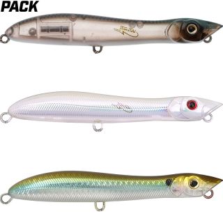 Pack de 3 leurres XORUS Patchinko 140 spécial coup du soir
