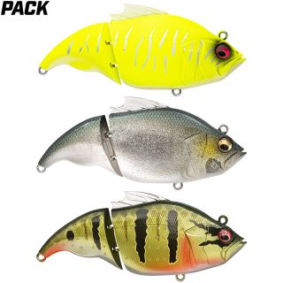 Pack da 3 esche MEGABASS Vatalion 115 F speciale acque alcaline