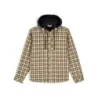 Surchemise à capuche SIMMS Coldweather Hooded Shacket Wakemup Plaid Cork - Ardent flyfishing