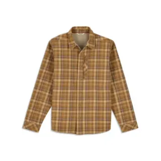 Sovracamicia con cappuccio SIMMS Coldweather Hooded Shacket Schooner Plaid Bronzeback - Ardent flyfishing