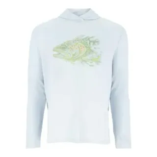 Tee shirt à capuche SIMMS Tech Hoody Artist Series Bimini Trt Head - Ardent flyfishing