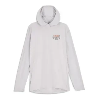 T-shirt con cappuccio SIMMS Tech Hoody Artist Series Overcast Abstract Bass - Ardent flyfishing