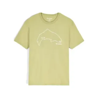 SIMMS Trout Outline Tent Green T-Shirt - Ardent flyfishing