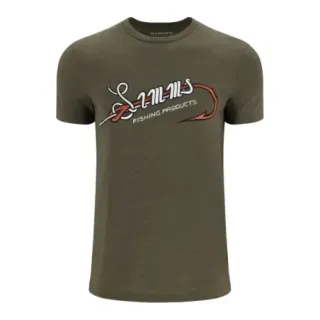 T-shirt SIMMS Hook & Loop Military Heather - Ardent flyfishing