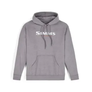 Felpa SIMMS Logo Hoody Grey Heather - Ardent flyfishing