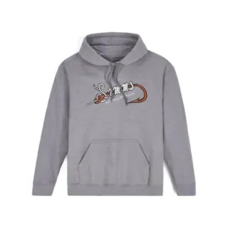 SIMMS Hook & Loop Grey Hoody Heather Sweatshirt - Ardent flyfishing