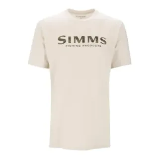 T-shirt SIMMS Shroud Fill Logo Natural - Ardent flyfishing